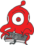 Alien with a Nintendo controller
